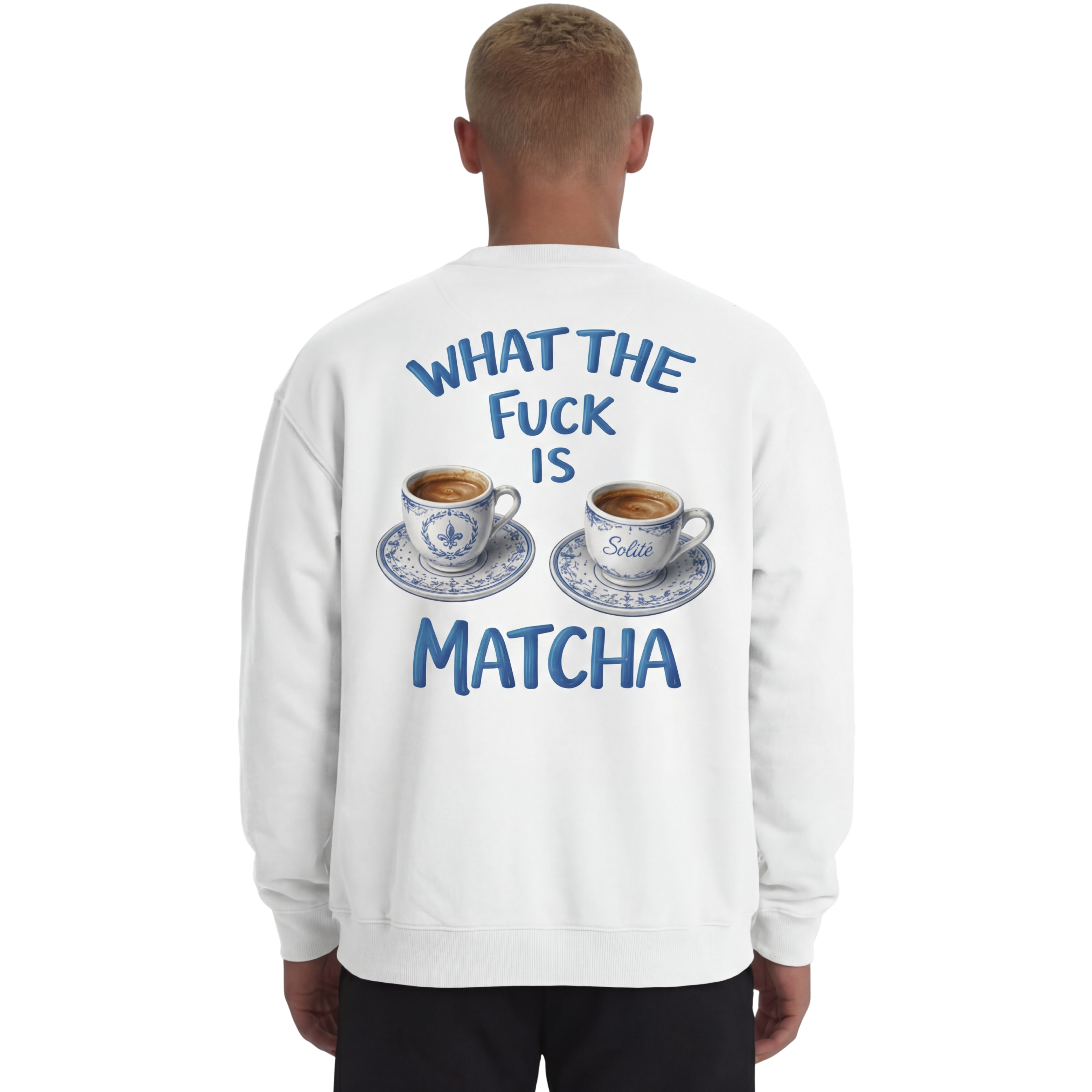 What The Fuck Is Matcha - Organic Oversize Sweatshirt