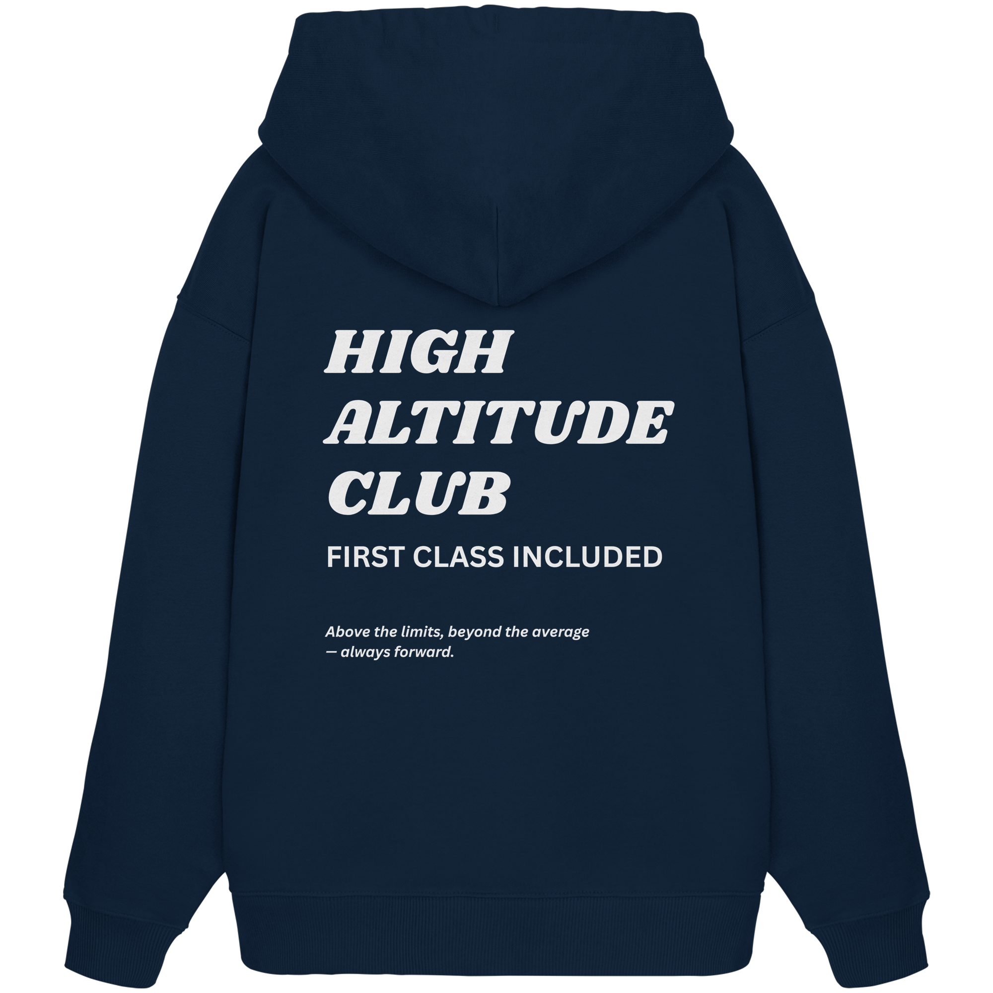 High Attitude Club - Organic Oversize Hoodie