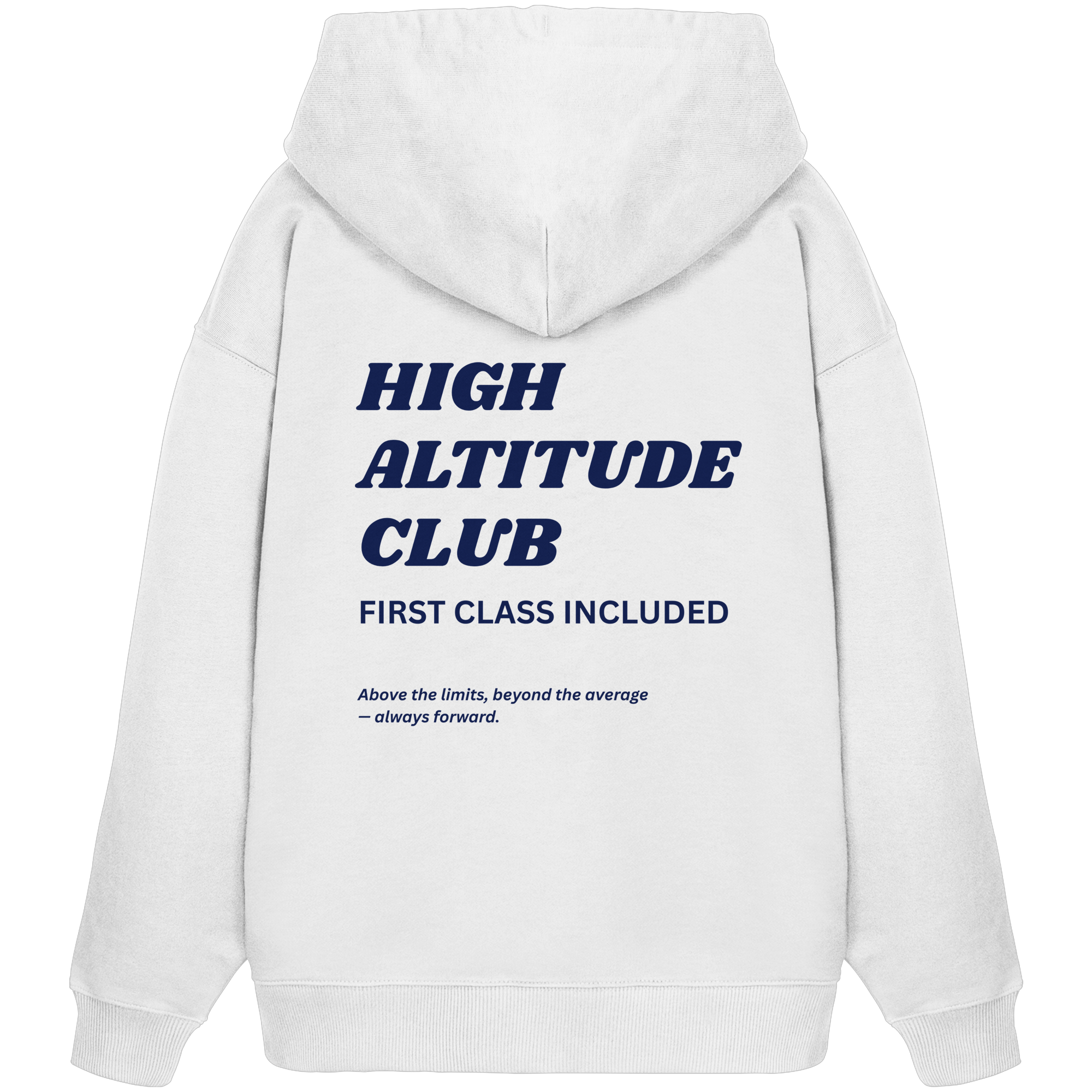 High Attitude Club - Organic Oversize Hoodie